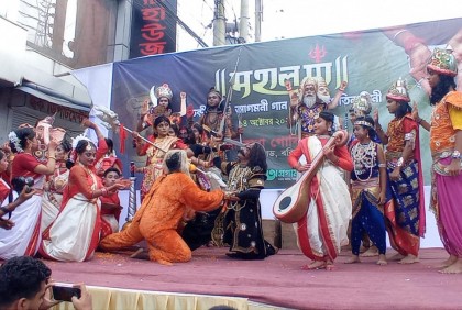 বরিশালে নানা আয়োজনে মহালয়া অনুষ্ঠিত