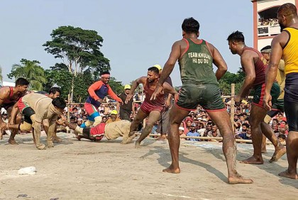 কোটালীপাড়ায় হাডুডু খেলা অনুষ্ঠিত
