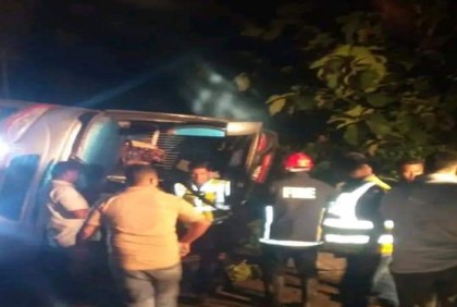 খাগড়াছড়িতে বাস দুর্ঘটনায় নিহত ১, আহত ১৭