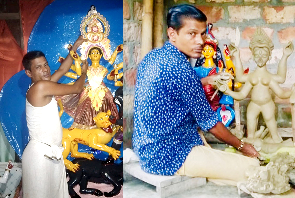 অধীর, প্রতিমা তৈরিকেই যিনি করেছেন ধ্যান-জ্ঞান