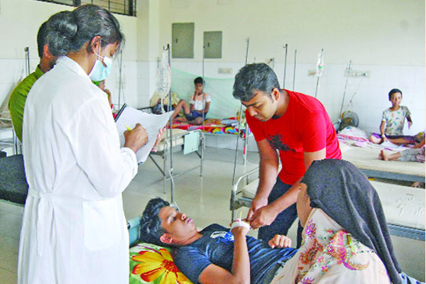 ডেঙ্গু রোগে আক্রান্ত রোগীর সংখ্যা বাড়ছে