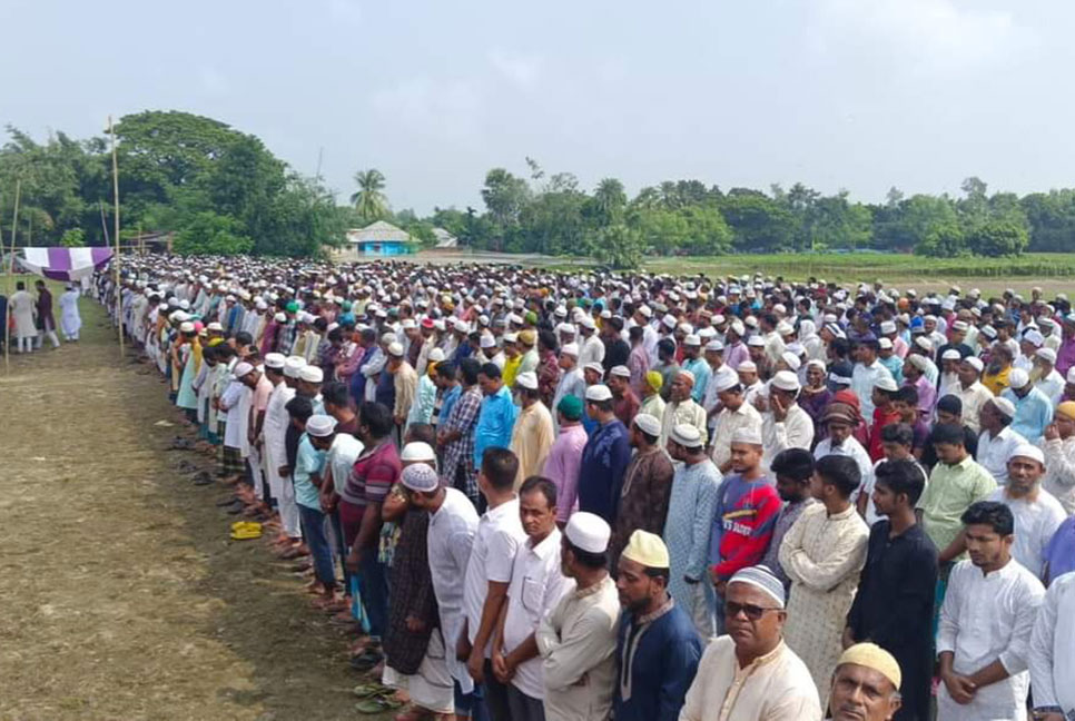 ঢাকায় সমাবেশে যোগ দিতে গিয়ে মৃত যুবদল নেতার দাফন সম্পন্ন