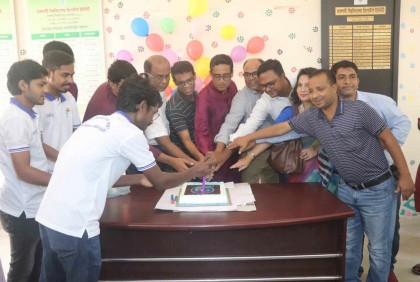 বর্ণাঢ্য আয়োজনে রাবি রিপোর্টার্স ইউনিটির প্রতিষ্ঠাবার্ষিকী উদযাপন