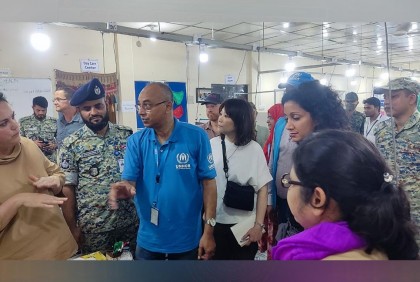 রোহিঙ্গা ক্যাম্পে ইউএসএ ডেপুটি সেক্রেটারি আফরিন আক্তার