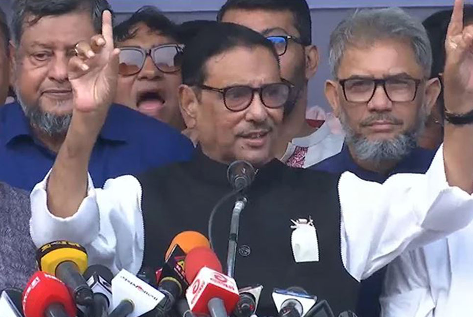 নির্বাচনী সরকারের প্রধানমন্ত্রী শেখ হাসিনা, এটাই শেষ বার্তা : ওবায়দুল কাদের

