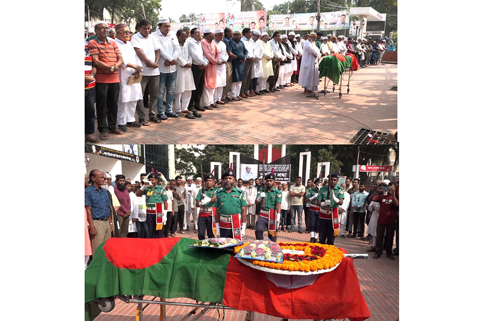 বরিশালের সিনিয়র সাংবাদিক এসএম ইকবালের দাফন সম্পন্ন