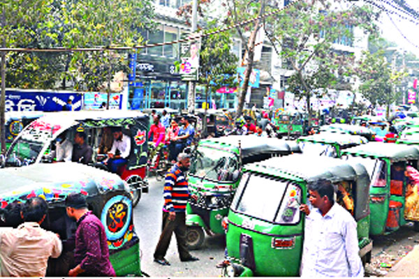 যানজট আর দুর্ভোগের শহর বগুড়া