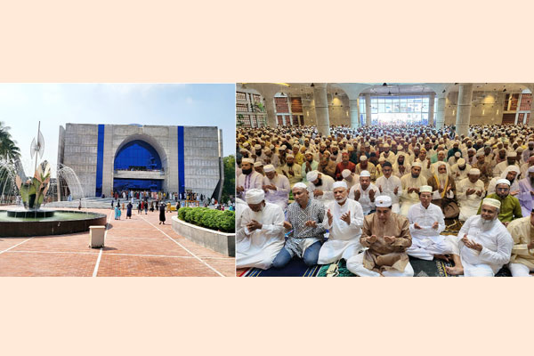 দৃষ্টিনন্দন খাসমহল মসজিদ উদ্বোধন হলো চরফ্যাশনে