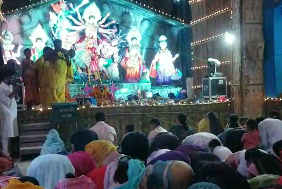 খাগড়াছড়িতে মহানবমী উদযাপন