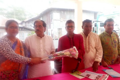 গোপালগঞ্জে হিন্দু বৌদ্ধ খ্রিস্টান ঐক্য পরিষদের পূজা মণ্ডপ পরিদর্শন