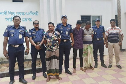 চোরাই মোটরসাইকেলসহ গ্রেফতার ৩