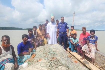 চরফ্যাশনে ১৩ জেলের কারাদণ্ড