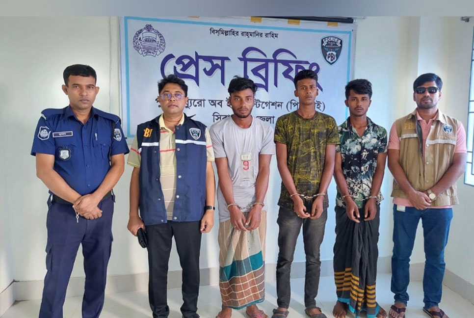 কাজিপুরে হত্যা মামলায় আটক তিনজন