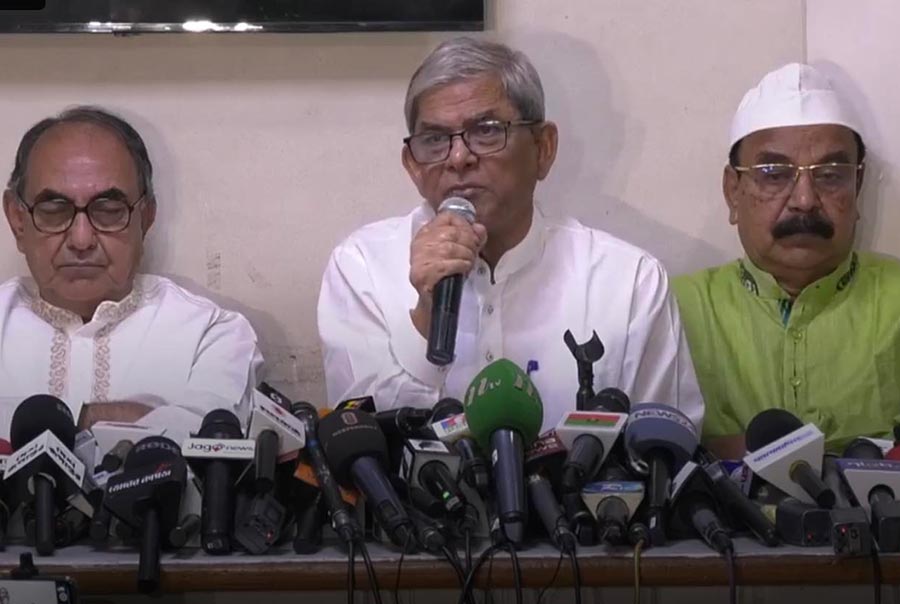 ২৮ অক্টোবর বিএনপির মহাসমাবেশ হবে শান্তিপূর্ণ: মির্জা ফখরুল