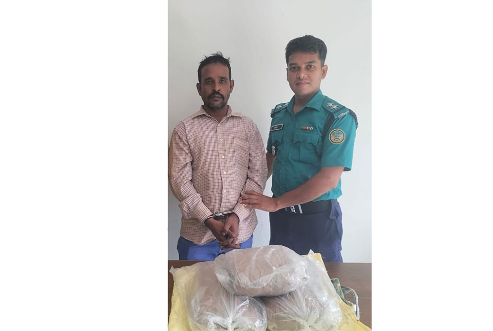 
বরিশালে গাঁজাসহ আটক ১
