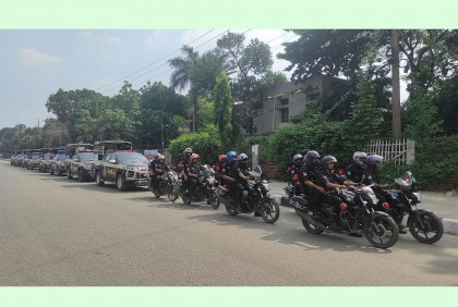 রাজধানীতে দেড় হাজারের অধিক র‍্যাব সদস্য মোতায়েন