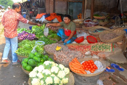 বগুড়ায় কমতে শুরু করেছে সবজির দাম
