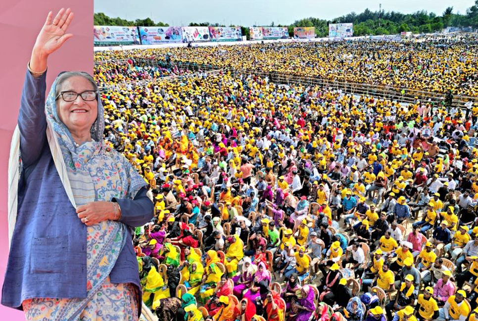 নৌকা যখনই সরকারে এসেছে, দেশ-মানুষের উন্নয়ন করেছে : প্রধানমন্ত্রী