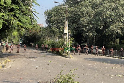 রাজধানীতে পরিস্থিতি নিয়ন্ত্রণে ১০ প্লাটুন বিজিবি মোতায়েন
