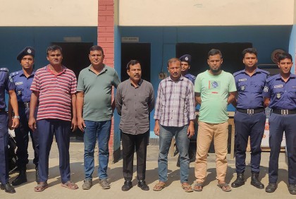 গাইবান্ধায় জেলা বিএনপির সাধারণ সম্পাদকসহ গ্রেফতার ৬