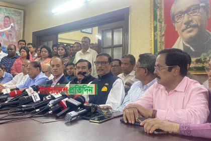 বিএনপি-জামায়াত অপশক্তি আবারও সন্ত্রাসী কর্মকাণ্ডে লিপ্ত হয়েছে : ওবায়দুল কাদের 


