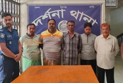 চুয়াডাঙ্গায় ৩৮ জন আটক