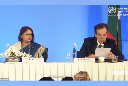 সায়মা ওয়াজেদ ডাব্লিউএইচও’র আঞ্চলিক পরিচালক নির্বাচিত