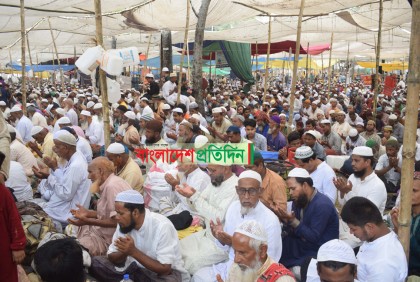 রংপুরে আখেরি মোনাজাতের মাধ্যমে শেষ হলো ইজতেমা


