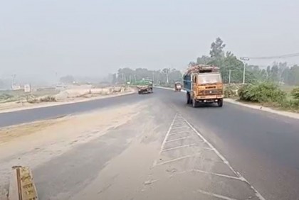 ঢাকা-টাঙ্গাইল-বঙ্গবন্ধু সেতু মহাসড়ক গণপরিবহন শূন্য