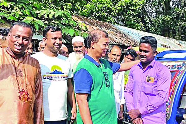 পরশুরামে আলাউদ্দিন নাসিমের গণসংযোগ