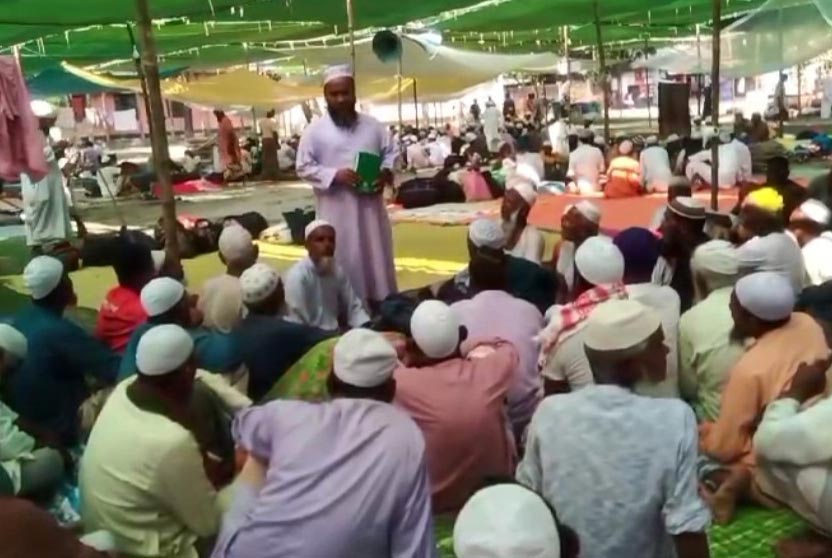 লালমনিরহাট কালেক্টর মাঠে তিন দিনব্যাপী ইজতেমা চলছে