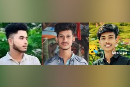 পাবনার ঈশ্বরদীতে সড়ক দুর্ঘটনায়  একে একে চলে গেল তিন বন্ধু