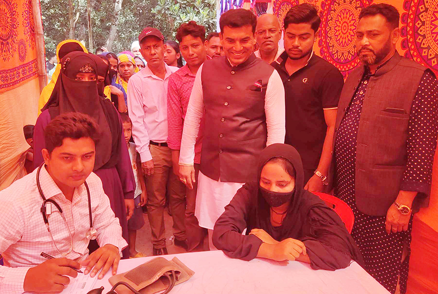 ফরিদপুরে ৫ শতাধিক রোগীকে বিনামূল্যে চিকিৎসা সেবা প্রদান
