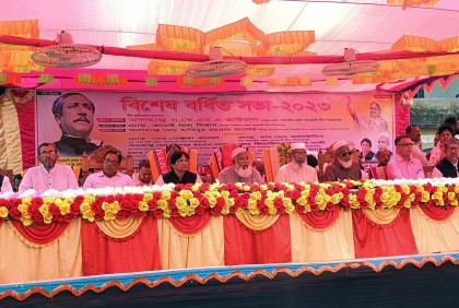 পিরোজপুরে আওয়ামী লীগের বিশেষ বর্ধিত সভা 