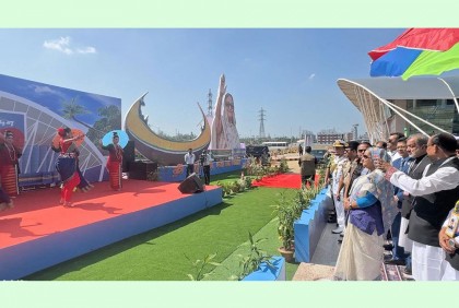 কক্সবাজারে রেললাইন ও স্টেশন উদ্বোধন অনুষ্ঠানে প্রধানমন্ত্রী
