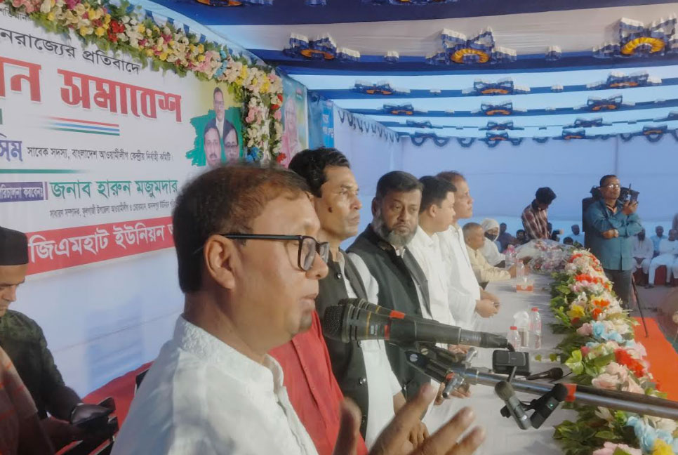 গাজায় ২০ ঘণ্টা নারী ও শিশুদের হত্যা করবে এটাই আমেরিকার মানবাধিকার : আলাউদ্দিন নাসিম
