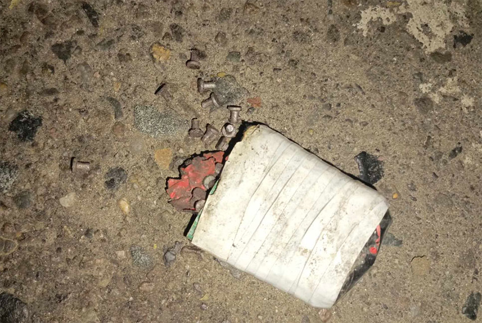 তফসিল ঘোষণার পর কাকরাইলে ককটেল বিস্ফোরণ