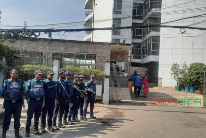 সন্ধ্যায় তফসিল ঘোষণা; নির্বাচন ভবনে কড়া নিরাপত্তা