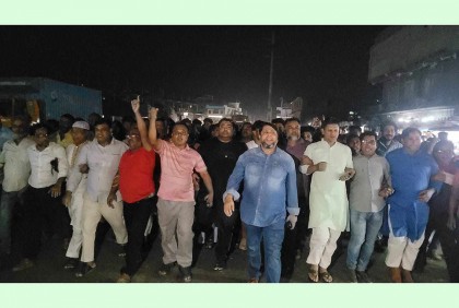 তফসিলকে স্বাগত জানিয়ে সিদ্ধিরগঞ্জে যুবলীগের আনন্দ মিছিল 