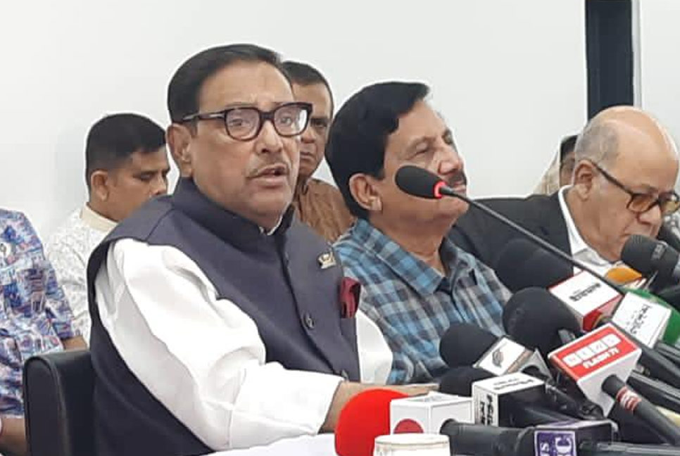 আওয়ামী লীগ ষড়যন্ত্রের পথে ক্ষমতা বদলের চিন্তা করে না : ওবায়দুল কাদের