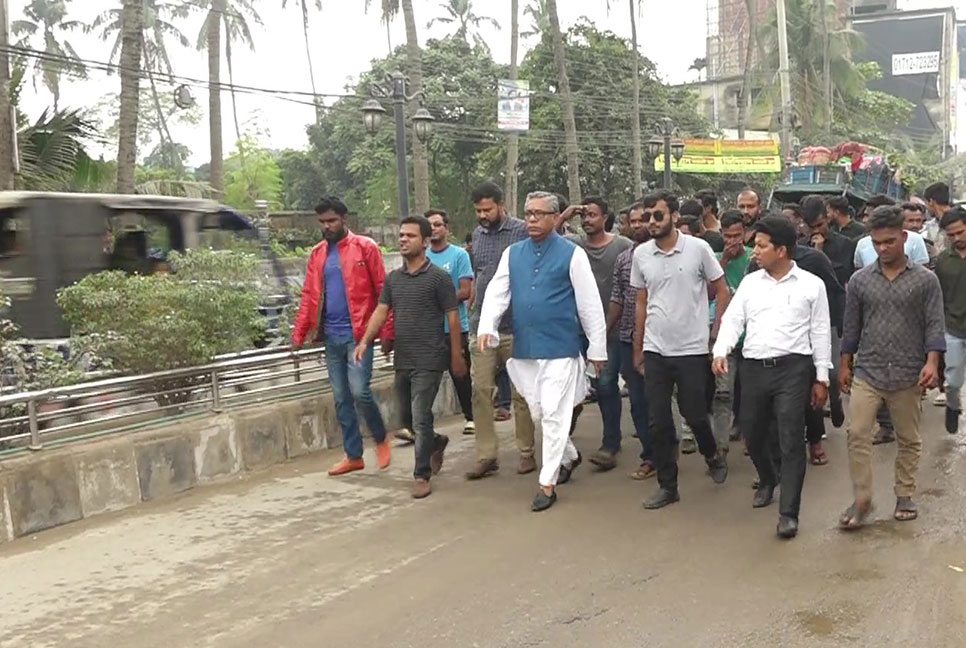 কুষ্টিয়ায় অবরোধবিরোধী মিছিল-সমাবেশ