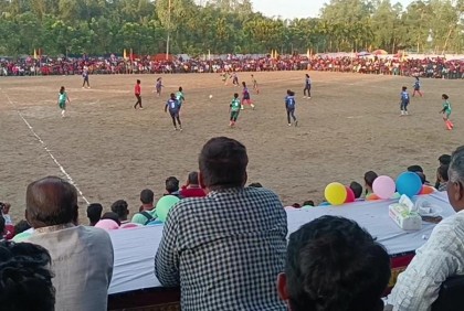 পঞ্চগড়ে প্রমিলা ফুটবল টুর্নামেন্ট 