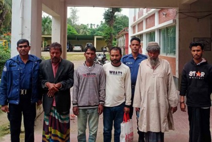 ফুলপুরে ৫ আসামি গ্রেফতার 