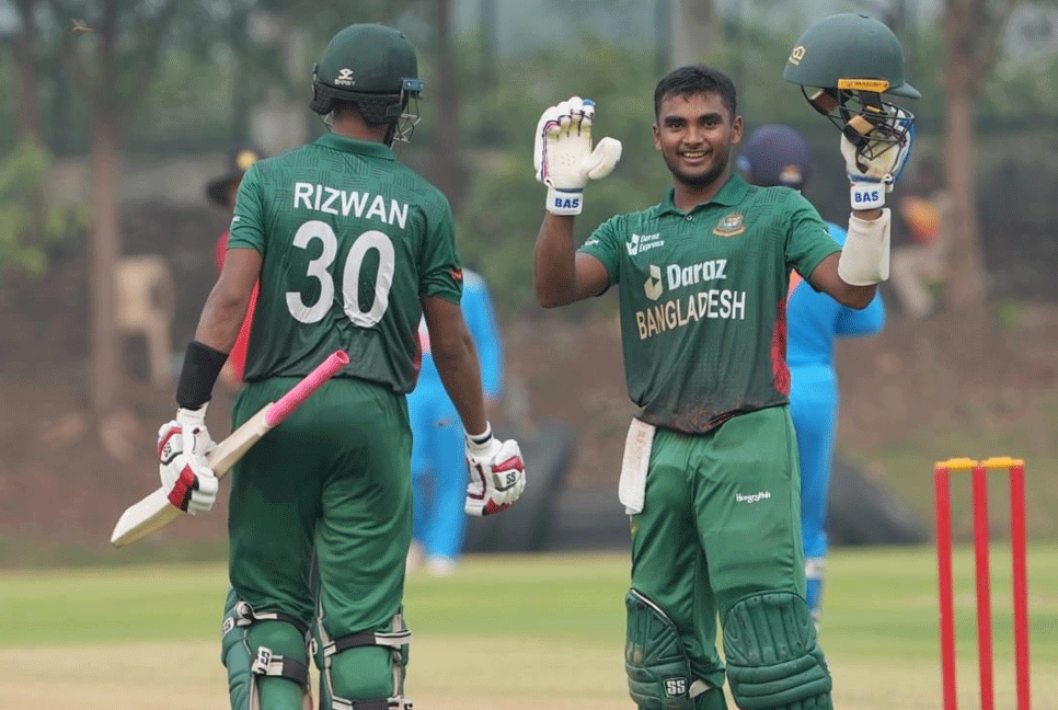ইংল্যান্ডের কাছে শেষ ওভারে হারল বাংলাদেশের যুবারা
