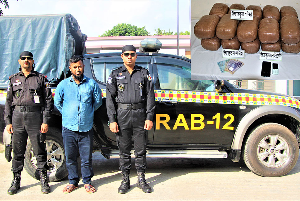 সিরাজগঞ্জে ইয়াবা ও গাঁজাসহ আটক ৩