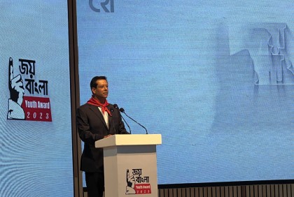 নৌকায় ভোট চাইলেন সজীব ওয়াজেদ জয় 

