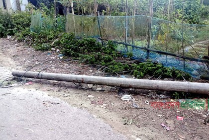 মিধিলির তাণ্ডব; নাঙ্গলকোটে চারদিন বিদ্যুৎ সংযোগ বিচ্ছিন্ন