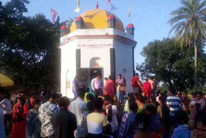 আনন্দসাগরে গোষ্ট পূজা ও মেলায় পুণ্যার্থীদের ঢল 