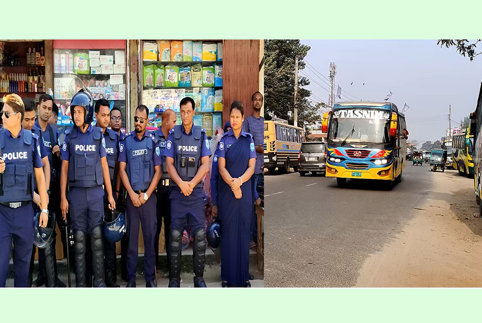 অবরোধের প্রভাব নেই ঠাকুরগাঁওয়ে, যান চলাচল স্বাভাবিক