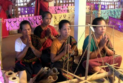 রাঙামাটি রাজ বনবিহারে চীবর দানোৎসব শুরু